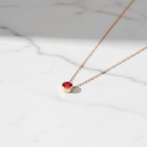Danity January Birthstone Necklace - Image 5