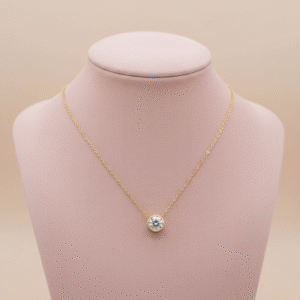 Spoke April Birthstone Necklace