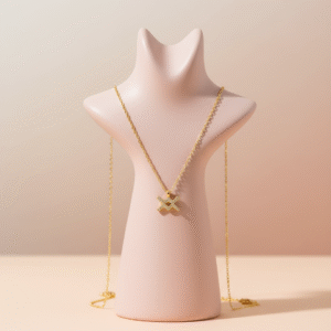 Aquaries Zodiac Sign Gold Pendant Necklace