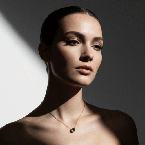 Spoke August Birthstone Necklace - Image 2