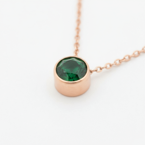 Spoke August Birthstone Necklace - Image 4