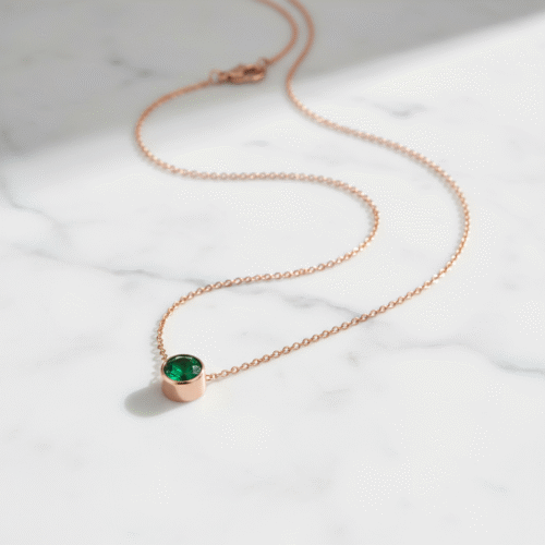 Spoke August Birthstone Necklace - Image 3