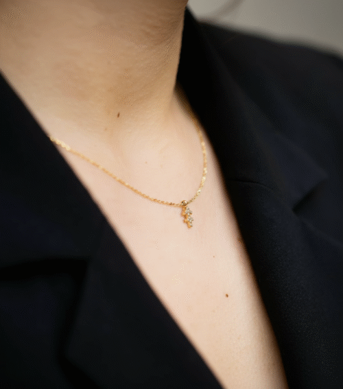 Sagittarius Zodiac Sign Gold Pendant Necklace