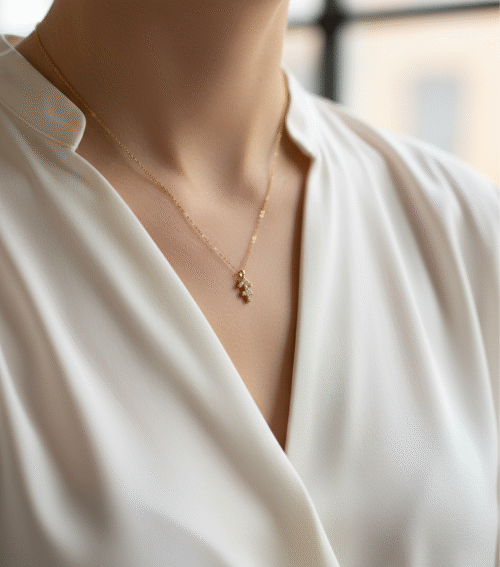 Sagittarius Zodiac Sign Gold Pendant Necklace