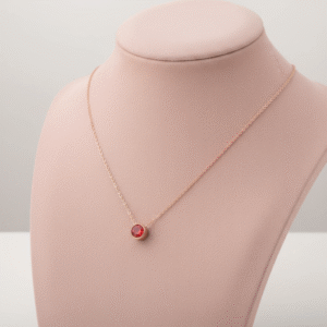 Spoke June Birthstone Necklace