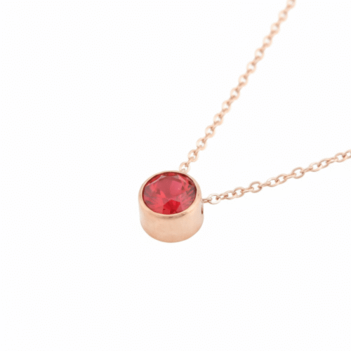 Spoke June Birthstone Necklace - Image 4