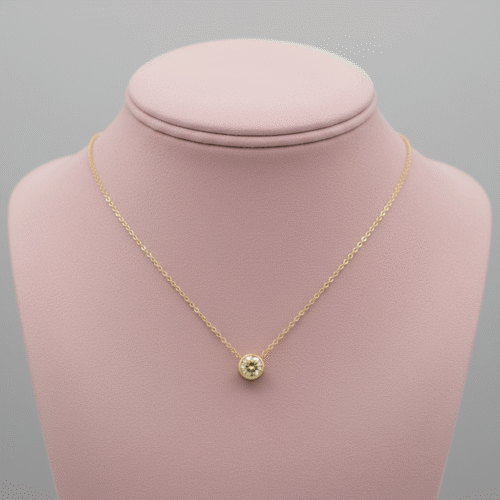 Spoke November Birthstone Necklace