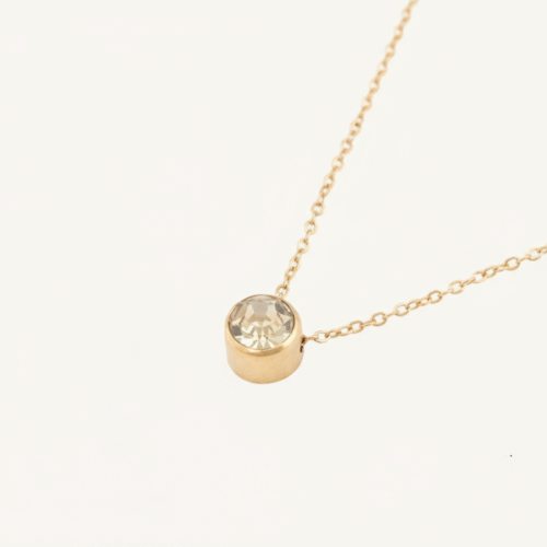 Spoke November Birthstone Necklace - Image 3
